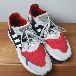 Adidas Nite Jogger 'White/Black/Scarlet' Size 13